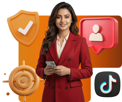 TikTok SMM Panel Illustration