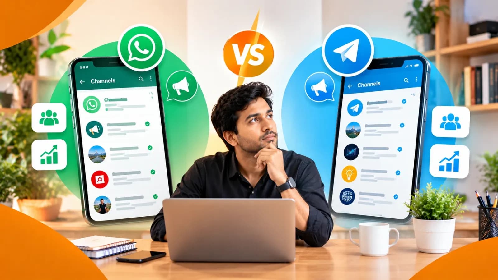 WhatsApp Channels vs Telegram Channels: